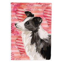 Load image into Gallery viewer, Border Collie Love Flag Canvas House Size BB9478CHF