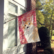 Load image into Gallery viewer, Corgi Love Flag Canvas House Size BB9484CHF