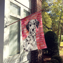 Load image into Gallery viewer, Dalmatian Love Flag Canvas House Size BB9485CHF