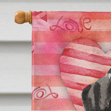 Load image into Gallery viewer, Dalmatian Love Flag Canvas House Size BB9485CHF