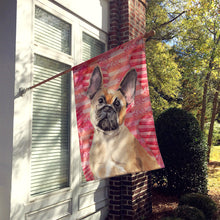 Load image into Gallery viewer, Fawn French Bulldog Love Flag Canvas House Size BB9487CHF