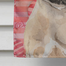 Load image into Gallery viewer, Fawn French Bulldog Love Flag Canvas House Size BB9487CHF