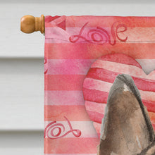 Load image into Gallery viewer, German Shepherd Love Flag Canvas House Size BB9488CHF