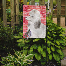 Load image into Gallery viewer, White Standard Poodle Love Garden Flag - Outdoor Decorative Yard Flag BB9491GF
