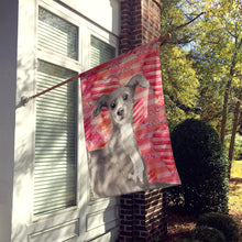 Load image into Gallery viewer, Italian Greyhound Love Flag Canvas House Size BB9492CHF