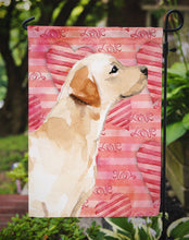 Load image into Gallery viewer, Yellow Labrador #2 Love Garden Flag - Outdoor Decorative Yard Flag BB9493GF