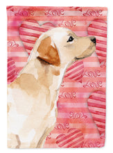 Load image into Gallery viewer, Yellow Labrador #2 Love Garden Flag - Outdoor Decorative Yard Flag BB9493GF