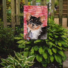 Load image into Gallery viewer, Long Haired Chihuahua Love Garden Flag - Outdoor Decorative Yard Flag BB9494GF