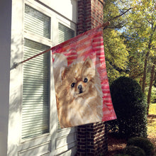 Load image into Gallery viewer, Pomeranian Love Flag Canvas House Size BB9495CHF