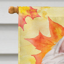 Load image into Gallery viewer, Westie Fall Flag Canvas House Size BB9499CHF