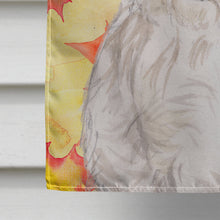 Load image into Gallery viewer, Westie Fall Flag Canvas House Size BB9499CHF