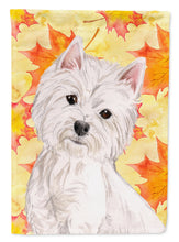 Load image into Gallery viewer, Westie Fall Garden Flag - Outdoor Decorative Yard Flag BB9499GF