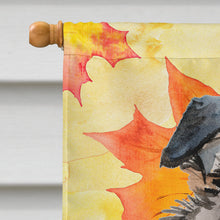 Load image into Gallery viewer, Australian Shepherd Fall Flag Canvas House Size BB9502CHF