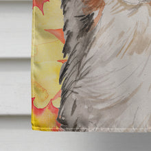 Load image into Gallery viewer, Australian Shepherd Fall Flag Canvas House Size BB9502CHF