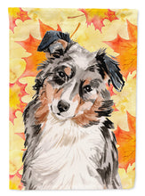 Load image into Gallery viewer, Australian Shepherd Fall Garden Flag - Outdoor Decorative Yard Flag BB9502GF