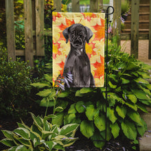 Load image into Gallery viewer, Black Labrador Fall Garden Flag - Outdoor Decorative Yard Flag BB9503GF