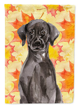 Load image into Gallery viewer, Black Labrador Fall Garden Flag - Outdoor Decorative Yard Flag BB9503GF