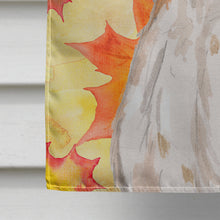Load image into Gallery viewer, Brittany Spaniel Fall Flag Canvas House Size BB9504CHF