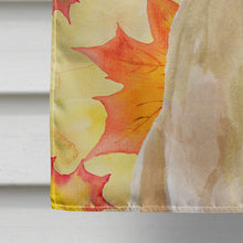 Load image into Gallery viewer, Yellow Labrador Fall Flag Canvas House Size BB9506CHF