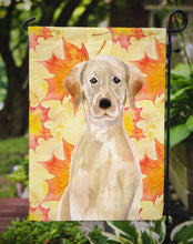 Load image into Gallery viewer, Yellow Labrador Fall Garden Flag - Outdoor Decorative Yard Flag BB9506GF