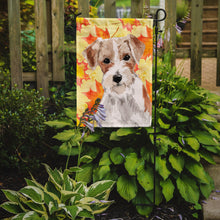 Load image into Gallery viewer, Wire Hair Jack Russell Fall Garden Flag - Outdoor Decorative Yard Flag BB9508GF
