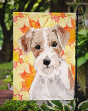 Load image into Gallery viewer, Wire Hair Jack Russell Fall Garden Flag - Outdoor Decorative Yard Flag BB9508GF