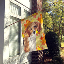 Load image into Gallery viewer, Beagle Fall Flag Canvas House Size BB9509CHF