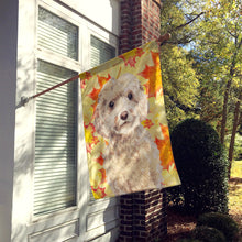 Load image into Gallery viewer, Champagne Cockapoo Fall Flag Canvas House Size BB9515CHF