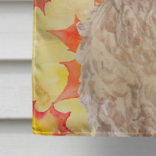 Load image into Gallery viewer, Champagne Cockapoo Fall Flag Canvas House Size BB9515CHF