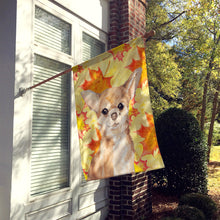 Load image into Gallery viewer, Chihuahua Fall Flag Canvas House Size BB9516CHF