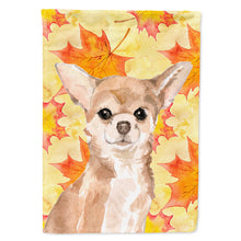 Load image into Gallery viewer, Chihuahua Fall Flag Canvas House Size BB9516CHF