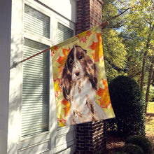 Load image into Gallery viewer, Brown Parti Fall Flag Canvas House Size BB9517CHF