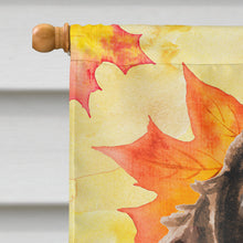 Load image into Gallery viewer, Brown Parti Fall Flag Canvas House Size BB9517CHF
