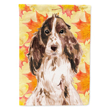 Load image into Gallery viewer, Brown Parti Fall Flag Canvas House Size BB9517CHF