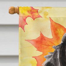 Load image into Gallery viewer, Black Parti Fall Flag Canvas House Size BB9518CHF