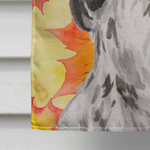 Load image into Gallery viewer, Black Parti Fall Flag Canvas House Size BB9518CHF
