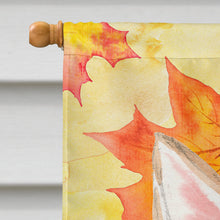 Load image into Gallery viewer, Corgi Fall Flag Canvas House Size BB9519CHF