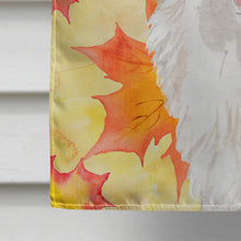 Load image into Gallery viewer, Corgi Fall Flag Canvas House Size BB9519CHF