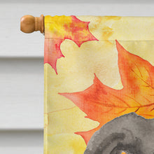Load image into Gallery viewer, Italian Greyhound Fall Flag Canvas House Size BB9527CHF