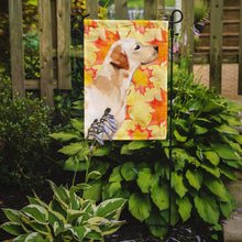 Load image into Gallery viewer, Yellow Labrador #2 Fall Garden Flag - Outdoor Decorative Yard Flag BB9528GF