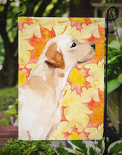 Load image into Gallery viewer, Yellow Labrador #2 Fall Garden Flag - Outdoor Decorative Yard Flag BB9528GF