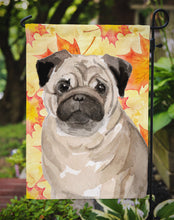 Load image into Gallery viewer, Fawn Pug Fall Garden Flag - Outdoor Decorative Yard Flag BB9531GF