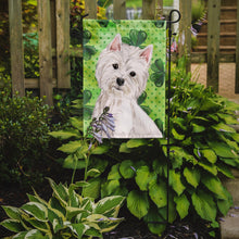 Load image into Gallery viewer, Westie St. Patrick's Garden Flag - Outdoor Decorative Yard Flag BB9534GF