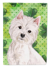 Load image into Gallery viewer, Westie St. Patrick's Garden Flag - Outdoor Decorative Yard Flag BB9534GF