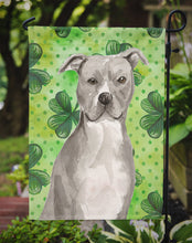 Load image into Gallery viewer, Staffordshire Bull Terrier St. Patrick's Garden Flag - Outdoor Decorative Yard Flag BB9535GF