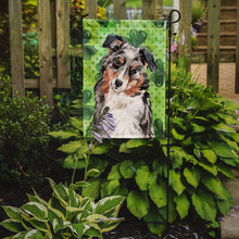 Load image into Gallery viewer, Australian Shepherd St. Patrick's Garden Flag - Outdoor Decorative Yard Flag BB9537GF