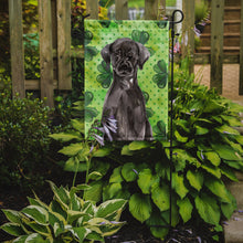 Load image into Gallery viewer, Black Labrador St. Patrick's Garden Flag - Outdoor Decorative Yard Flag BB9538GF