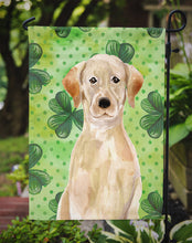 Load image into Gallery viewer, Yellow Labrador St. Patrick's Garden Flag - Outdoor Decorative Yard Flag BB9541GF