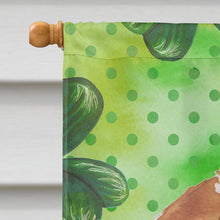 Load image into Gallery viewer, Beagle St. Patrick's Flag Canvas House Size BB9544CHF