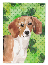 Load image into Gallery viewer, Beagle St. Patrick's Garden Flag - Outdoor Decorative Yard Flag BB9544GF